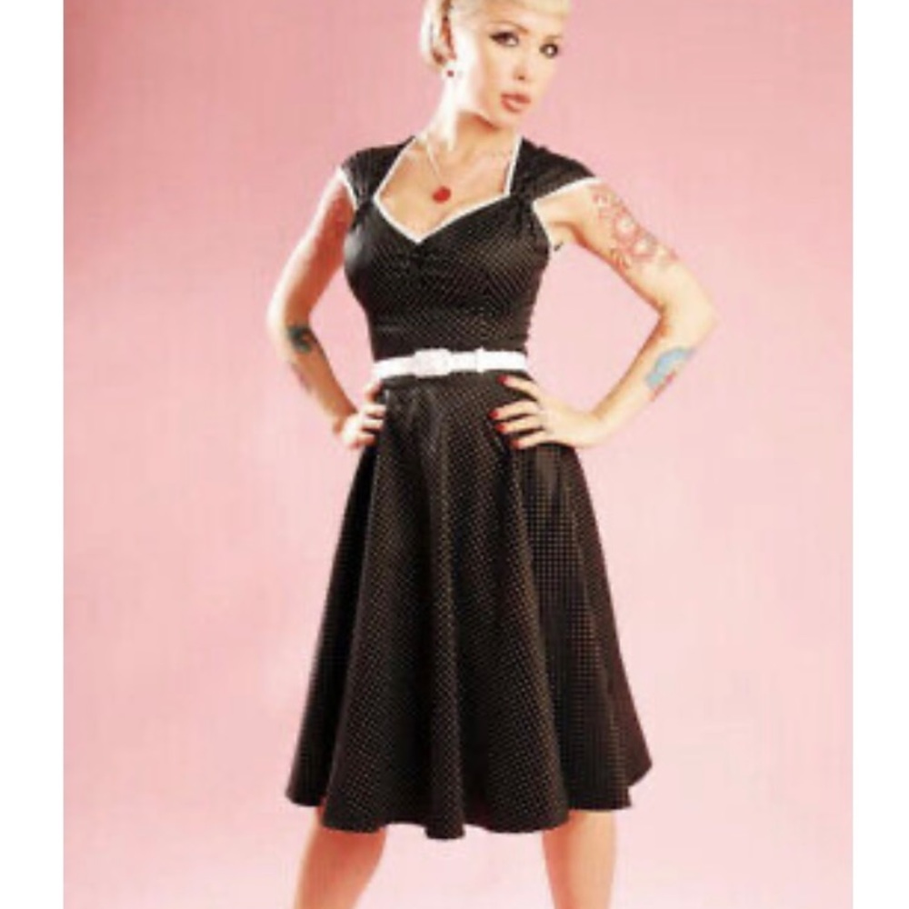 Pinup Couture Heidi Polka Dot Midi🌷